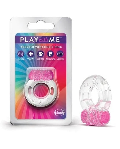 JUGUETES - PLAY WITH ME AROUSER ANILLO VIBRADOR C - ROSA