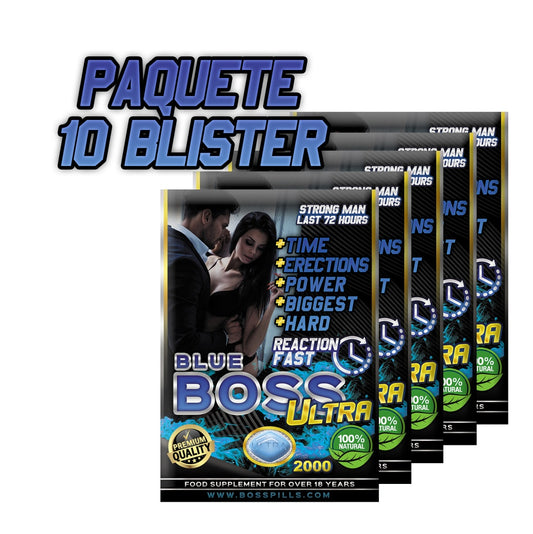 Blue Boss 2000 Plus 72 Hrs - 1 Toma (PAQ 10 BLISTER)