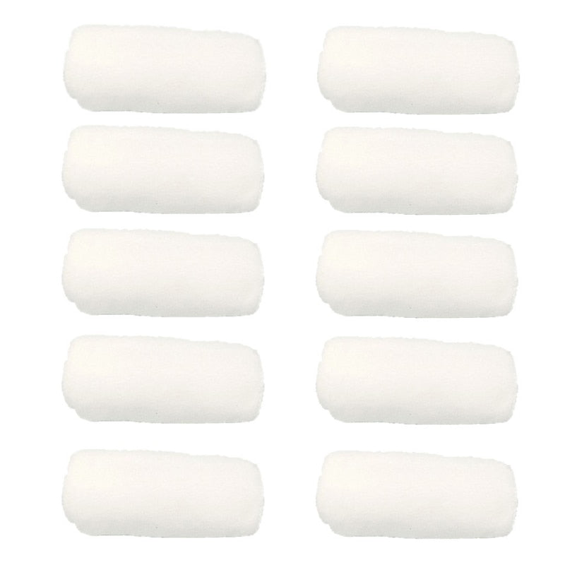 10pc Toalla de cara de tela de microfibra suave blanca Toalla de baño del hotel Paños de lavado Toallas de mano Toalla de limpieza multifuncional portátil